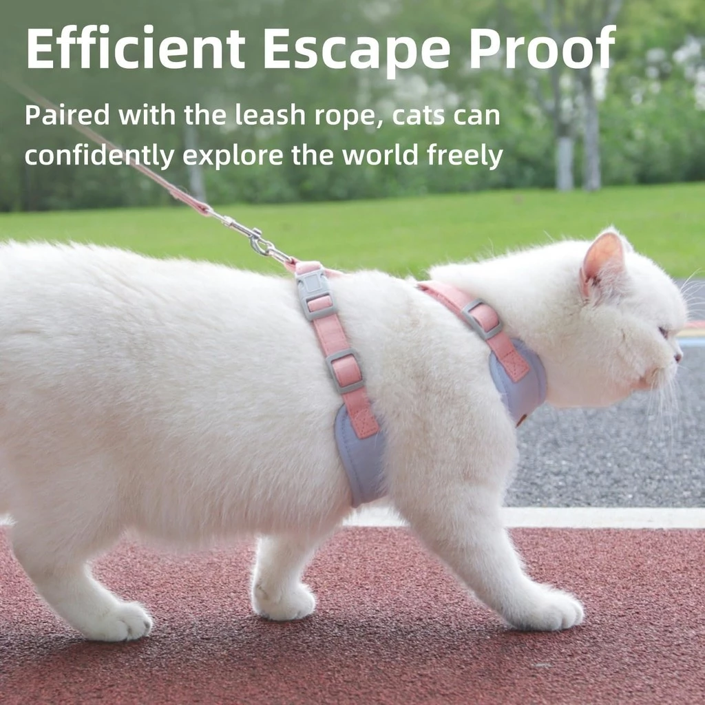 Escape-Proof Cat Harness & Leash